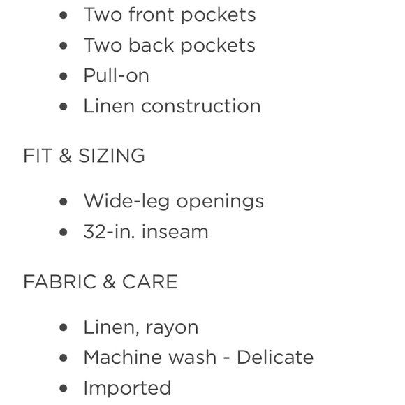 Hostpick🤩NWT SO wide leg linen pants - Picture 6 of 6